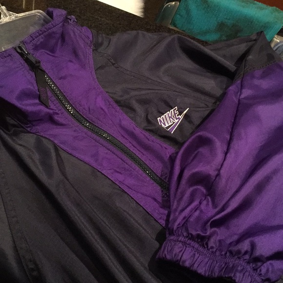 🔥RARE 90s Nike windbreaker jacket Long S/M - Picture 4 of 8